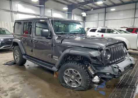 2021 Jeep Wrangler Unlimited Sport z USA, uszkodzony, nr VIN 1C4HJXDG2MW503256